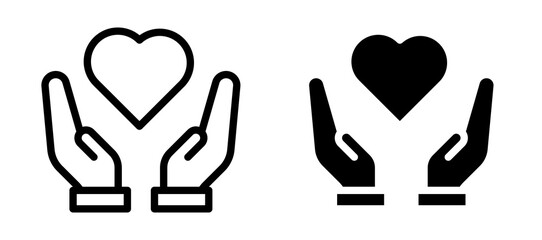 Selfcare icon in black modern and lines and solid