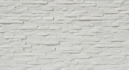 White Stone Wall Texture with Horizontal Layers for Modern Design