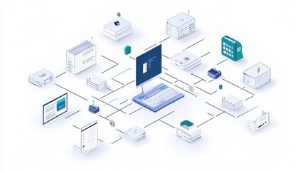 Digital Productivity Ecosystem: Unified advanced document management meets cloud collaboration for seamless workflow integration.