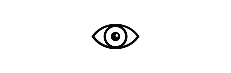 Obraz premium Eye icon set. Eyesight symbol. Eye icon with editable stroke