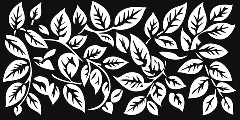 Decorative Leaves Pattern.