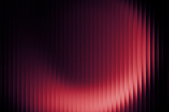 Fototapeta Glossy pink-to-red glass gradient shimmering on black — a bold and emotional abstract design with smooth curves, refraction effects, and a luxurious glossy finish.
