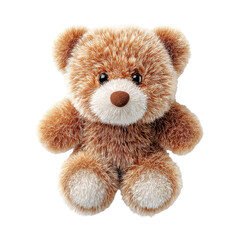 Mini teddy bear, ultra realistic uhd photo, on transparent background