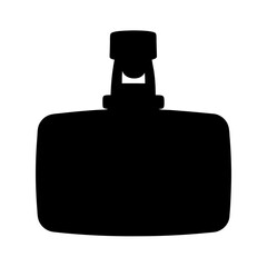 car dashcamvector silhouette icon - perfect for electronics-themed crafts, decals, or SVG projects.