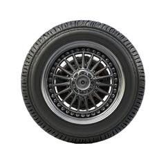Model car tire, ultra realistic uhd photo, on transparent background