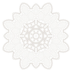 Mandala. Ethnicity round ornament. Ethnic style. Elements for invitation card. Oriental circular pattern, lace background. Cards,brochures,covers. Arabic, Islamic,asian, indian native african motifs