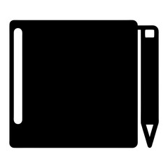 digital pen stylusvector silhouette icon - perfect for electronics-themed crafts, decals, or SVG projects.