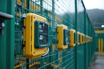 Ground Mounted Isolator Switches in Industrial Setting