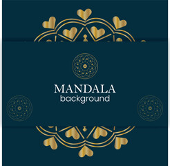 Luxury Gold Mandala Background – Elegant Ornamental Design