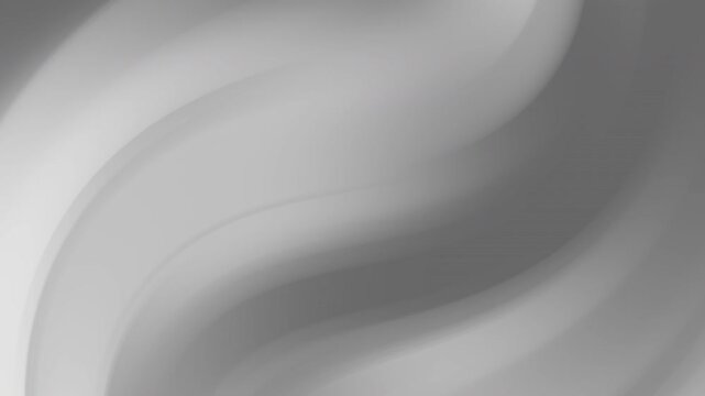 Abstract Grey Wave Design with Smooth Curves and Gradients in a Flowing Pattern
