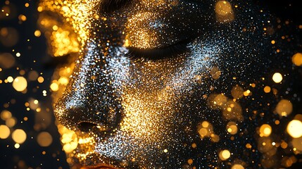 Radiant sparkle motion energy art high resolution picture