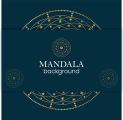 Luxury Gold Mandala Background – Elegant Ornamental Design