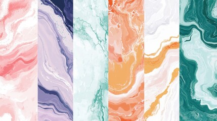 Marble with luxury texture background à¸ºà¸ºBrand colors through palette vector illustration illustration , no logos, no brands