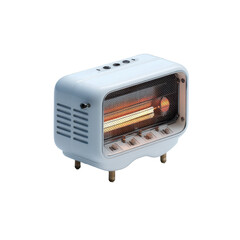 Tiny heater, ultra realistic uhd photo, on transparent background