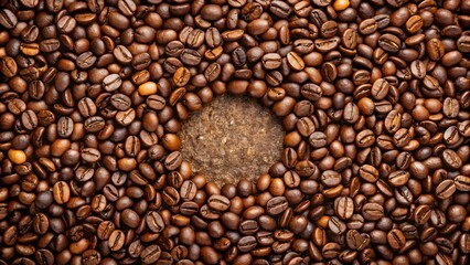 Fototapeta premium Coffee Beans Frame