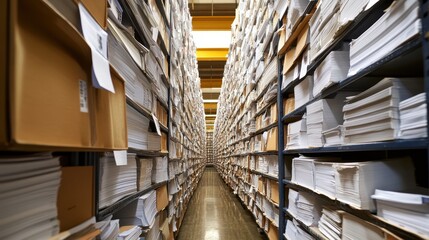 Fototapeta premium Innovative Digital Solutions for Seamless Document Workflow Automation include automated routing and approval processes designed to streamline and enhance document handling.