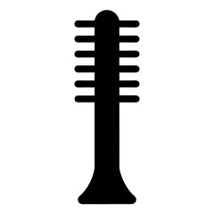 electric heatervector silhouette icon - perfect for electronics-themed crafts, decals, or SVG projects.