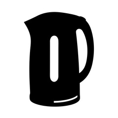 electric kettlevector silhouette icon - perfect for electronics-themed crafts, decals, or SVG projects.