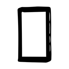 e reader kindlevector silhouette icon - perfect for electronics-themed crafts, decals, or SVG projects.