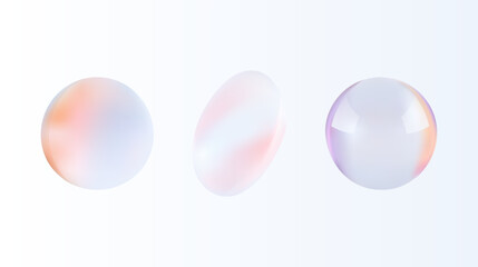 These visuals offer a soft, glossy aesthetic perfect for various design projects