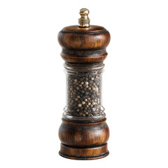 Tiny pepper grinder, ultra realistic uhd photo, on transparent background