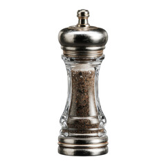 Tiny pepper grinder, ultra realistic uhd photo, on transparent background