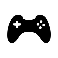 game controllervector silhouette icon - perfect for electronics-themed crafts, decals, or SVG projects.