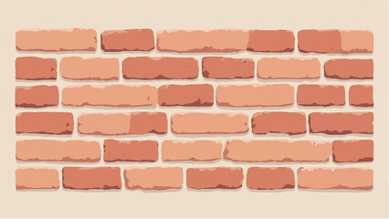 Obraz premium Brick wall background. Close-Up View of Classic Brick Wall. Illustration of a Red Brick Wall with Weathered and Textured Surface