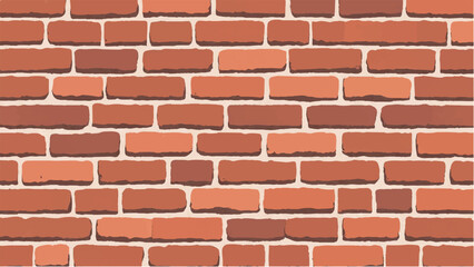Brick wall background. Close-Up View of Classic Brick Wall. Illustration of a Red Brick Wall with Weathered and Textured Surface