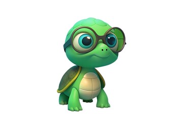 Fototapeta premium funny turtle cartoon