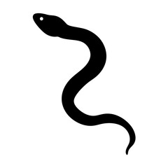 hagfish vector silhouette icon - ideal for fishing logos, seafood icons, and aquatic-themed graphics.