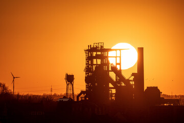 Old smelter Phoenix West in Dortmund, Ruhr Metropolis, Germany, Europe