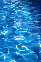 Rippling water surface in a pool