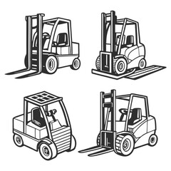 Forklift Vector