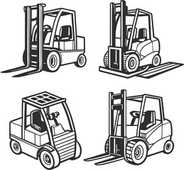 Forklift Vector