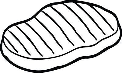 Grilled Steak with Grill Marks