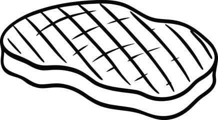 Grilled Steak with Grill Marks