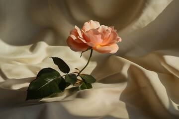 Beautiful rose outdoors. Red Roses Close Up Photography, Rose day celebration illustrated