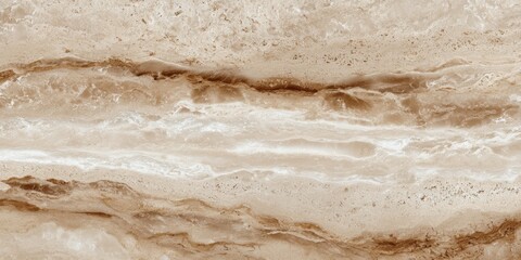 Seamless background with soft sandy shades and natural texture of travertine marble