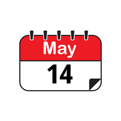 This describes the type of image (vector icon), its content (calendar, date), and purpose (event reminder), all in an easy-to-understand way without using a colon