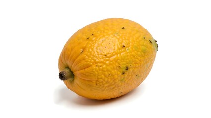 A lemon isolated on white background