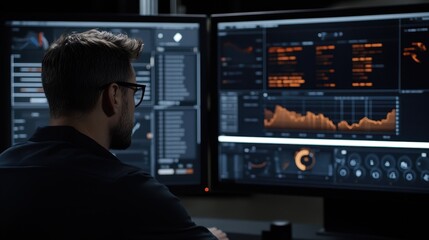 Real-Time E-Commerce Metrics Displayed Through Advanced Digital Interfaces features live-updating graphs and interactive elements that provide immediate insights into e-commerce performance.