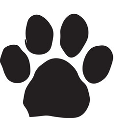 Black Cat Foot Print SHADOW