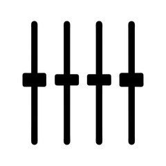 mixer consolevector silhouette icon - perfect for electronics-themed crafts, decals, or SVG projects.