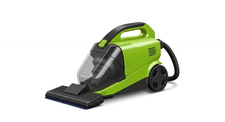 Lime green portable vacuum cleaner