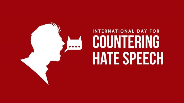 international day for countering hate speech video animation