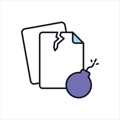 File Threat Vector icon