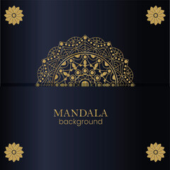 Customizable Luxury Mandala Backgrounds – Editable Files