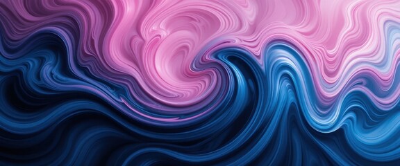 Abstract Swirling Pink and Blue Liquid Marble Texture A Mesmerizing Digital Art Background
