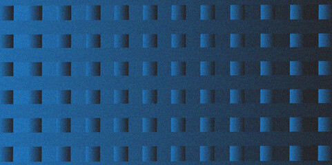 Abstract blue steel grid with a seamless metallic texture shows a square pattern design
